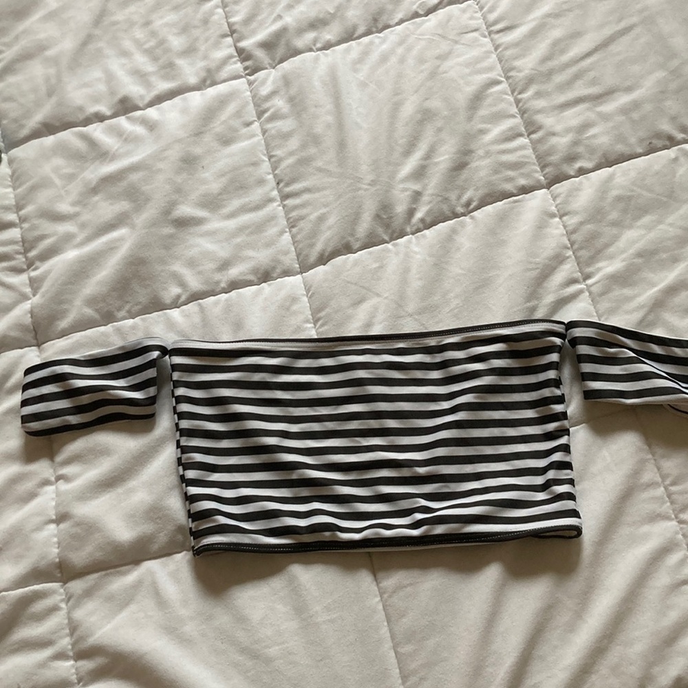 Off the shoulder bikini tube top